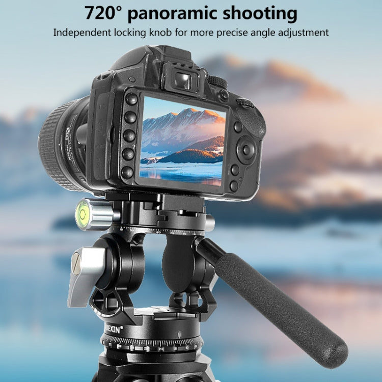 BEXIN DT-03R/S 720 Degree Panorama Heavy Duty Tripod Action Fluid Drag Head with Quick Release Plate - free shipping - PMC Jewellery - Order now!