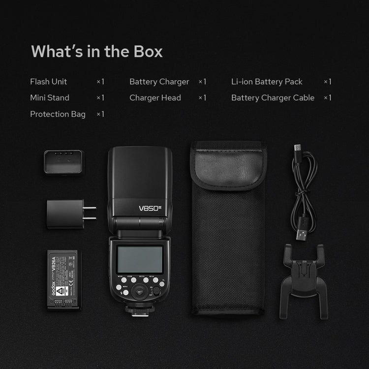 Godox V850III 2.4GHz Wireless Flash Speedlite Camera Light(UK Plug) - free shipping - PMC TechLife - Order now!