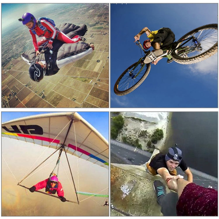 Helmet Front Mount Bundle Set for GoPro, Insta360, DJI and Other Action Cameras - Helmet Mount by PMC TechLife | Online Shopping South Africa | PMC TechLife | Buy Now Pay Later Mobicred