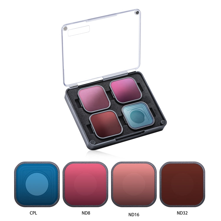 STARTRC 4 in 1 ND8 ND16 ND32 CPL Lens Filter for GoPro HERO13 Black /12 Black /11 Black /10 Black /9 Black - free shipping - PMC TechLife - Order now!