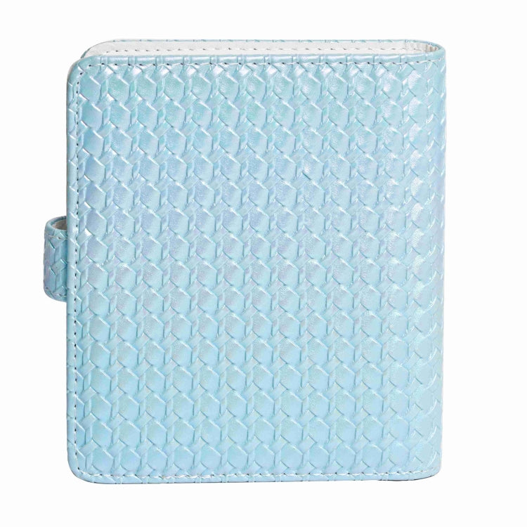 For FUJIFILM instax mini 12 Colorful Woven Leather Case Full Body Camera Bag + Photo Album with Strap (Blue) - Leather Bag by PMC TechLife | Online Shopping South Africa | PMC TechLife | Buy Now Pay Later Mobicred