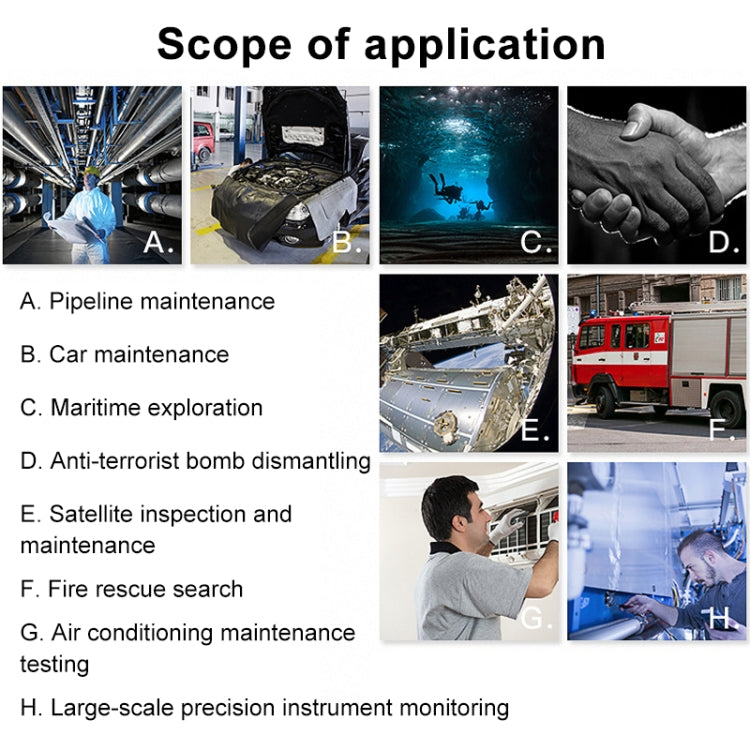 F99 HD Mobile Phone Endoscope, 8mm Waterproof Pipe Endoscope, Wifi Version, Flexible Cord, Length: 2m (Black) - by PMC Jewellery | Online Shopping South Africa | PMC Jewellery | Buy Now Pay Later Mobicred