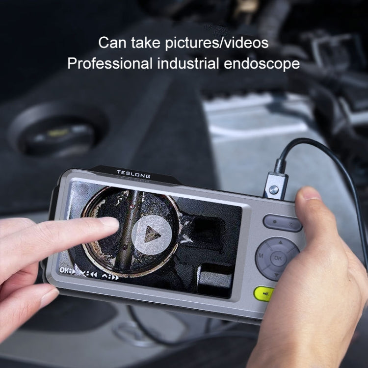 TESLONG NTS500B 5 inch 5mm Dual Lens HD Endoscope 200W Pixel Industrial Endoscope - free shipping - PMC TechLife - Order now!