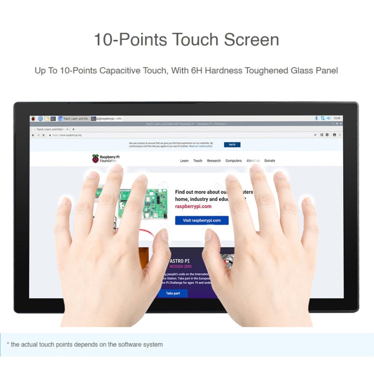 WAVESHARE Mini-Computer Powered by Raspberry Pi CM4 Touch Screen(US Plug) - free shipping - PMC Jewellery - Order now!