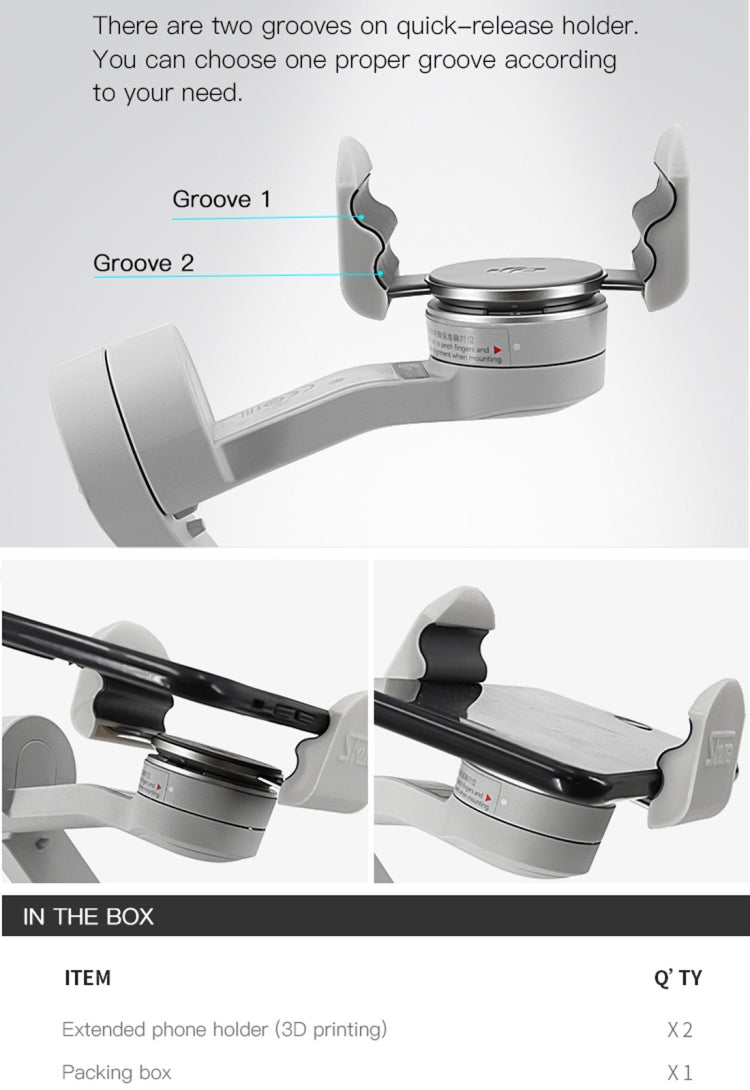 STMAKER Handheld Gimbal Quick Release Magnetic Buckle Clamp Expansion Bracket for DJI OM4 - by PMC TechLife | Online Shopping South Africa | PMC TechLife | Buy Now Pay Later Mobicred