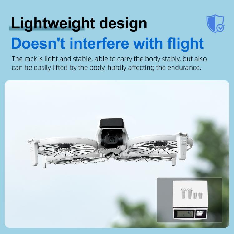 For DJI Flip STARTRC Split Type Drone Landing Gear Height Extensions Rack (Grey) - free shipping - PMc TechLife - Order now!