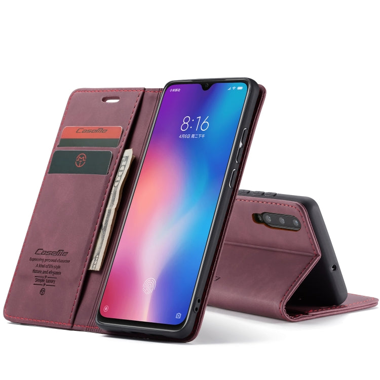 CaseMe-013 Multifunctional Horizontal Flip Leather Case with Card Slot & Holder for Xiaomi 9(Brown) - Xiaomi Cases by CaseMe | Online Shopping South Africa | PMC Jewellery | Buy Now Pay Later Mobicred