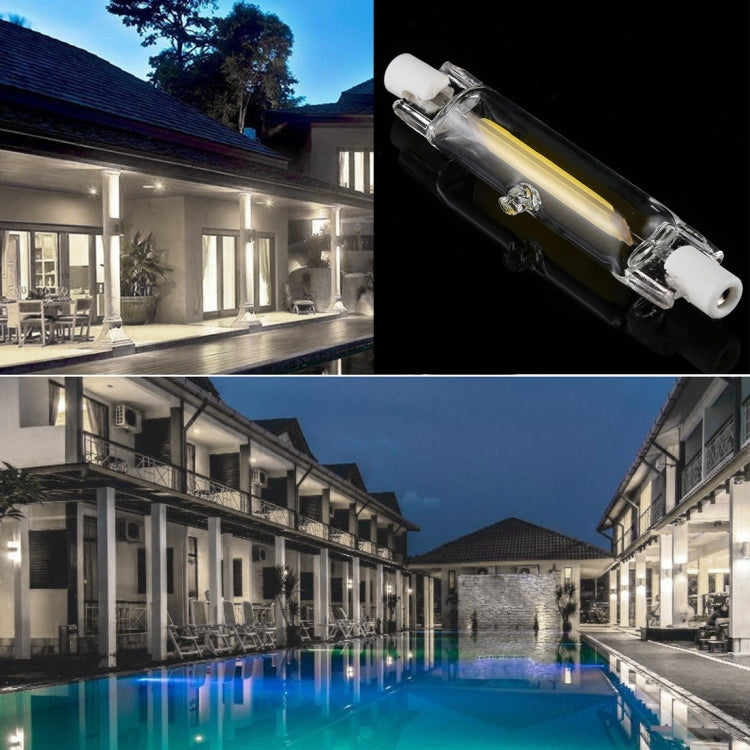 R7S 110V 3W 78mm COB LED Bulb Glass Tube Replacement Halogen Lamp Spot Light(6000K White Light) - LED Blubs & Tubes by PMc TechLife | Online Shopping South Africa | PMc TechLife | Buy Now Pay Later Mobicred