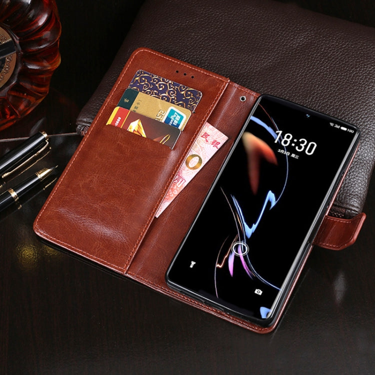 For Meizu 18 Pro idewei Crazy Horse Texture Horizontal Flip Leather Case with Holder & Card Slots & Wallet(Red) - More Brand by idewei | Online Shopping South Africa | PMC Jewellery | Buy Now Pay Later Mobicred
