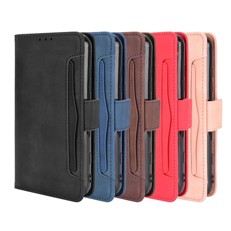 For OPPO A54 5G / A74 5G / A93 5G Skin Feel Calf Pattern Horizontal Flip Leather Case with Holder & Card Slots & Photo Frame(Blue) - OPPO Cases by PMC TechLife | Online Shopping South Africa | PMC TechLife | Buy Now Pay Later Mobicred