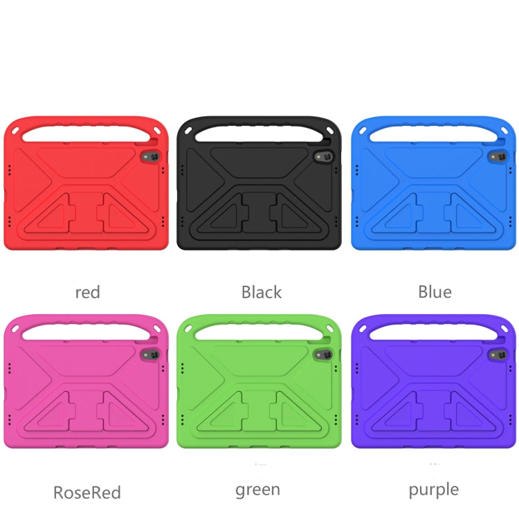 For Lenovo Tab P11 TB-J606F / Tab P11 Plus TB-J607F Portable Handle EVA Shockproof Anti Falling Protective Case with Triangle Holder(Green) - Lenovo by PMC TechLife | Online Shopping South Africa | PMC TechLife | Buy Now Pay Later Mobicred