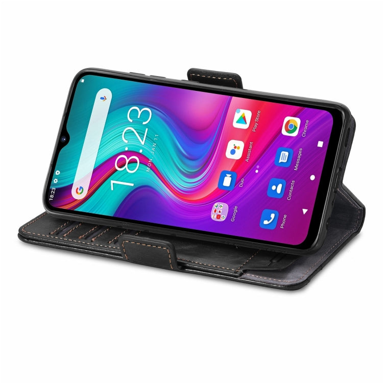 For Doogee X96 Pro CaseNeo Business Splicing Dual Magnetic Buckle Horizontal Flip PU Leather Case with Holder & Card Slots & Wallet(Black) - More Brand by PMC TechLife | Online Shopping South Africa | PMC TechLife | Buy Now Pay Later Mobicred