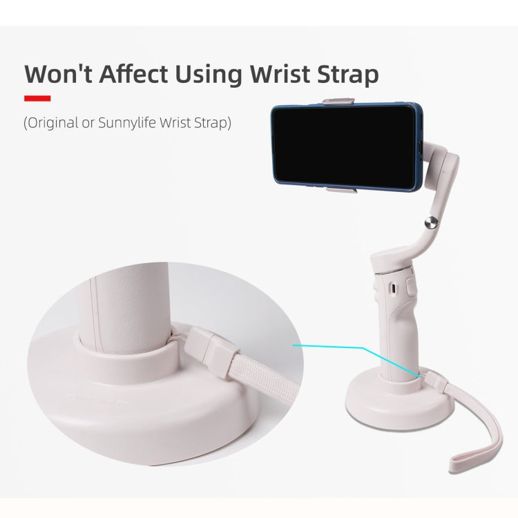 Sunnylife DZ75 Mobile Phone Gimbal Desktop Fixed Stand Base for DJI OM 5(Grey) - by Sunnylife | Online Shopping South Africa | PMC TechLife | Buy Now Pay Later Mobicred