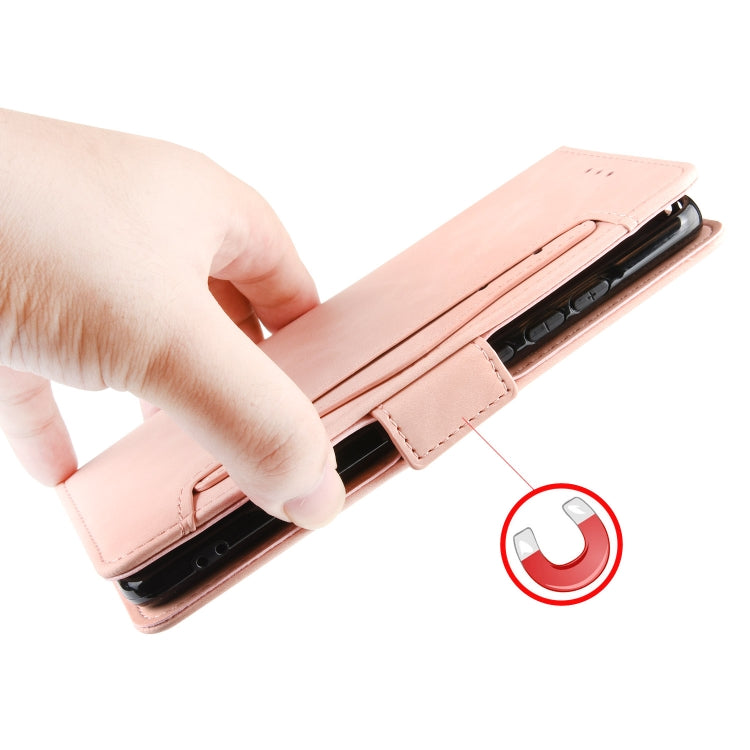 For Blackview Oscal C20 Skin Feel Calf Pattern Horizontal Flip Leather Case with Holder & Card Slots & Photo Frame(Pink) - free shipping - PMC TechLife - Order now!