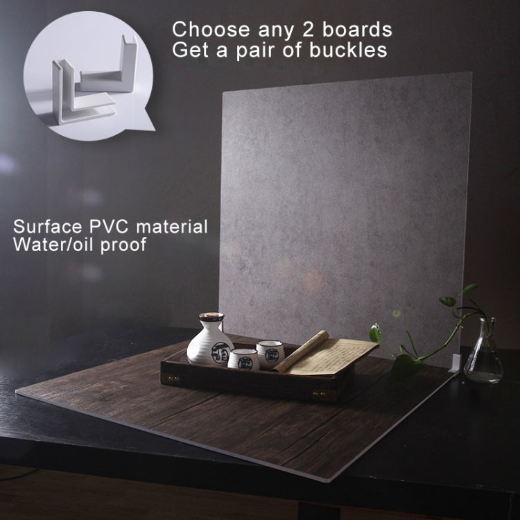 60 x 60cm Single Side Retro PVC Photography Backdrops Board(Light Wood Grain) - Wood Floor by PMC TechLife | Online Shopping South Africa | PMC TechLife | Buy Now Pay Later Mobicred