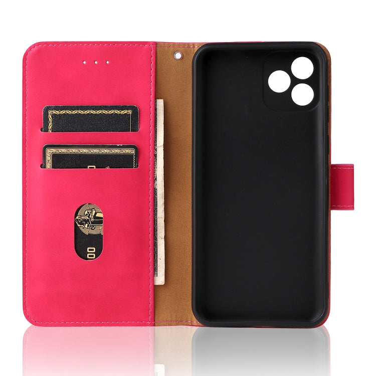 For Blackview Oscal C20 Solid Color Skin Feel Magnetic Buckle Horizontal Flip PU Phone Case(Rose Gold) - More Brand by PMC TechLife | Online Shopping South Africa | PMC TechLife | Buy Now Pay Later Mobicred