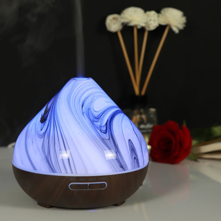 400ml Volcano Shape Humidifier Glass Aromatherapy Machine Automatic Alcohol Sprayer, Plug Specification:AU Plug(Coffee) - free shipping - PMC TechLife - Order now!