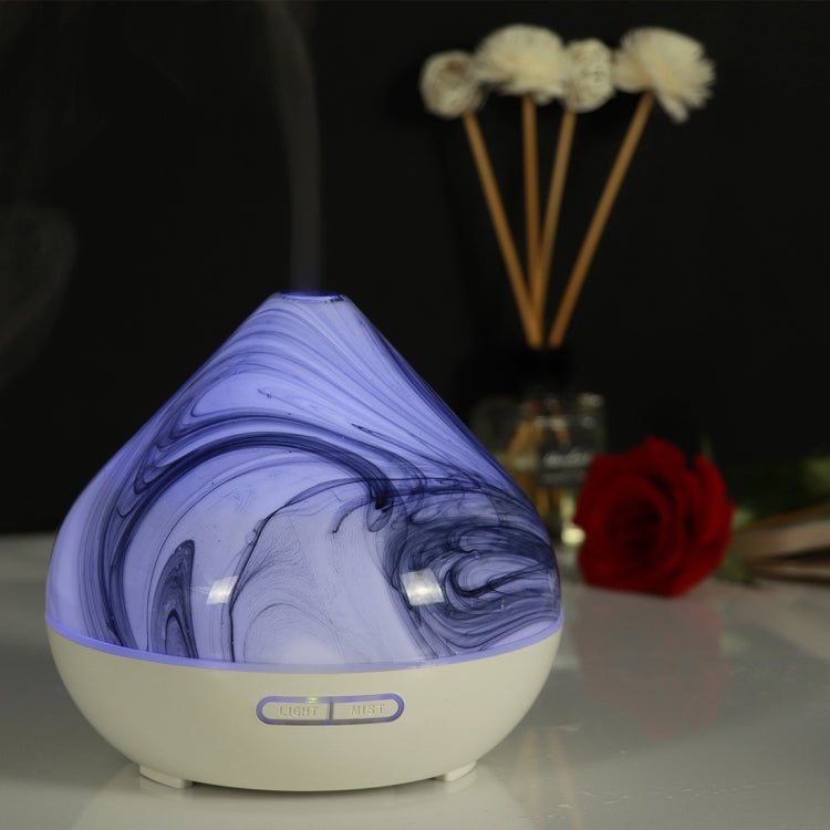 400ml Volcano Shape Humidifier Glass Aromatherapy Machine Automatic Alcohol Sprayer, Plug Specification:EU Plug(White) - free shipping - PMC TechLife - Order now!