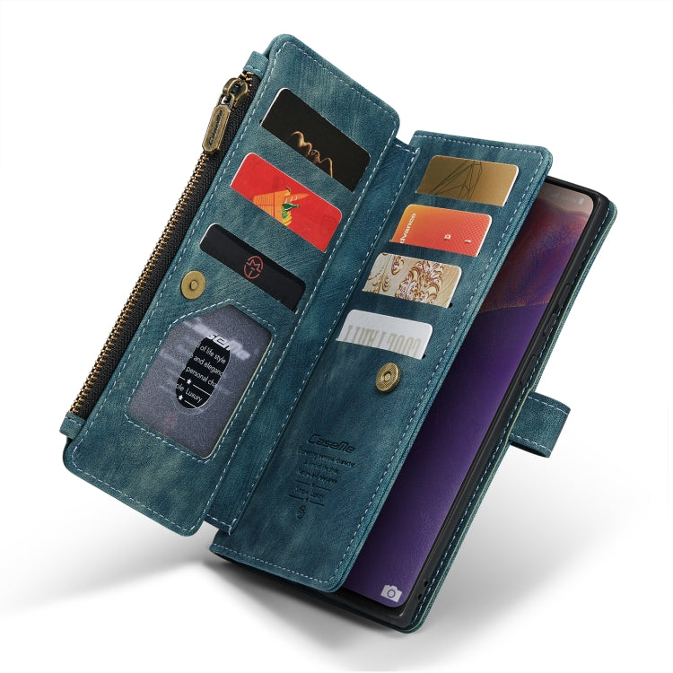 For Samsung Galaxy Note20 CaseMe-C30 Multifunctional Horizontal Flip PU + TPU Phone Case(Blue) - free shipping - PMC Jewellery - Order now!
