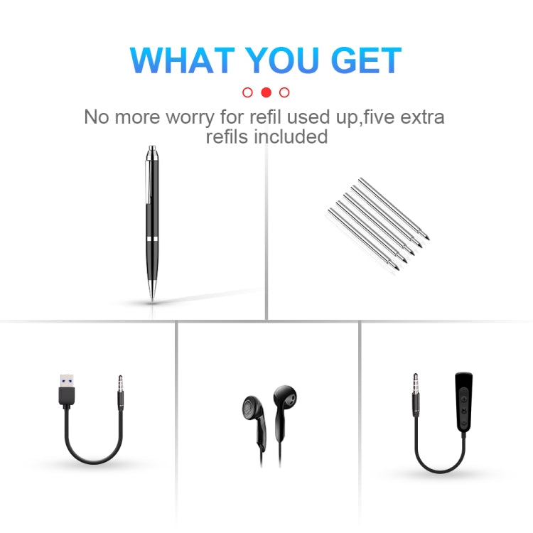 Q90 Intelligent HD Digital Noise Reduction Recording Pen, Capacity:16GB(Black) - Recording Pen by PMC TechLife | Online Shopping South Africa | PMC TechLife | Buy Now Pay Later Mobicred