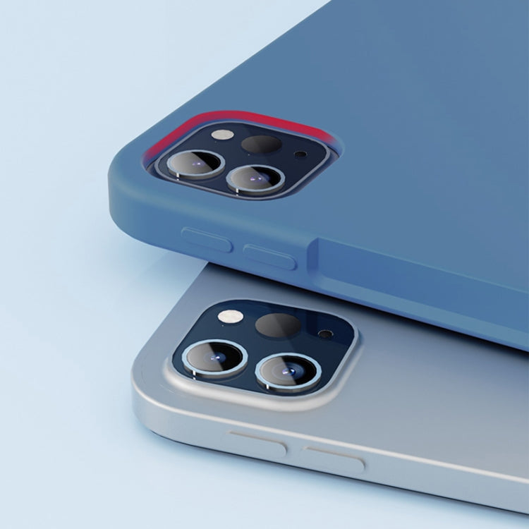 For iPad Pro 12.9 inch 2022 / 2021 / 2020 Mutural Silicone Microfiber Tablet Case(Pink Orange) - free shipping - PMC TechLife - Order now!