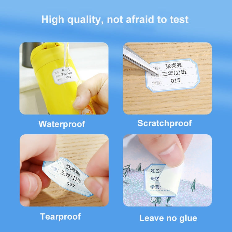 25 x 78mm 90 Sheets Thermal Label Data Cable Sort Stickers For NiiMbot D101 / D11(Red) - Printer Accessories by PMC TechLife | Online Shopping South Africa | PMC TechLife | Buy Now Pay Later Mobicred