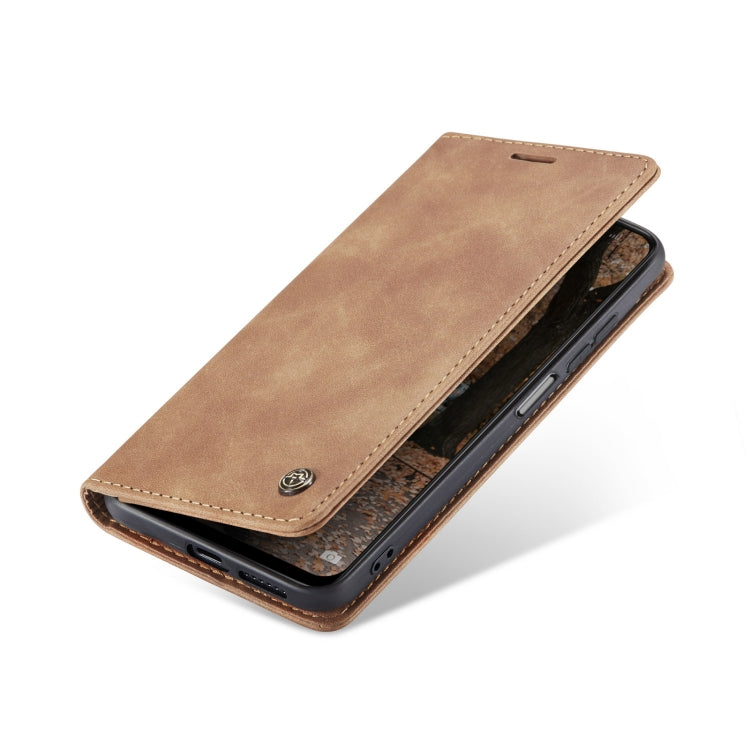 For Xiaomi Redmi Note 11 Pro Global/Redmi Note 11 Pro 5G Global CaseMe 013 Multifunctional Horizontal Flip Leather Phone Case(Brown) - free shipping - PMC TechLife - Order now!
