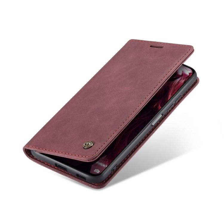 For Xiaomi Redmi K40 / K40 Pro / Poco F3/Mi 11i/Mi 11X/Mi 11X Pro CaseMe 013 Multifunctional Leather Phone Case(Wine Red) - Xiaomi Cases by CaseMe | Online Shopping South Africa | PMC Jewellery | Buy Now Pay Later Mobicred
