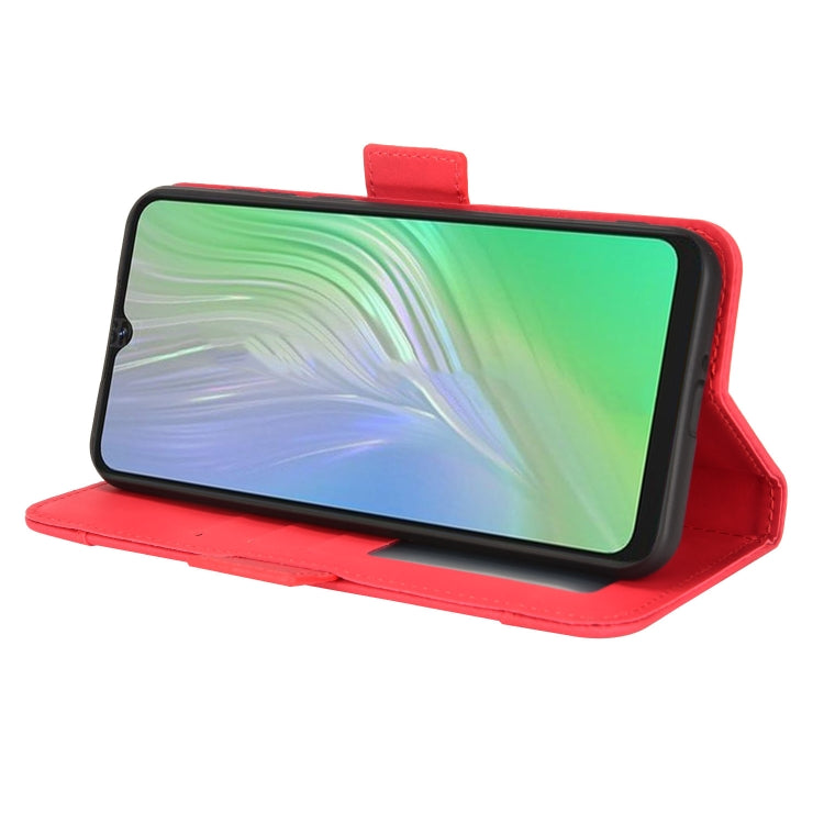 For Blackview A55 Skin Feel Calf Pattern Leather Phone Case(Red) - More Brand by PMC TechLife | Online Shopping South Africa | PMC TechLife | Buy Now Pay Later Mobicred