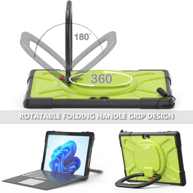 For MicroSoft Surface Go 1 / 2 / 3 TPU + PC Tablet Case(Yellow Green) - Others by PMC TechLife | Online Shopping South Africa | PMC TechLife | Buy Now Pay Later Mobicred