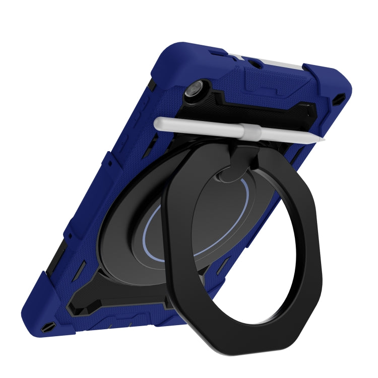 For Lenovo Tab M10 HD Gen 2 X306 Armor Contrast Color Silicone + PC Tablet Case(Navy Blue) - Lenovo by PMC TechLife | Online Shopping South Africa | PMC TechLife | Buy Now Pay Later Mobicred