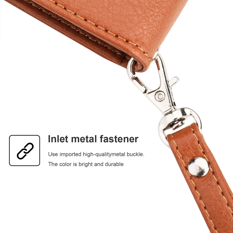 For Huawei P30 Lite Microfiber Zipper Horizontal Flip Leather Case(Brown) - Huawei Cases by PMC TechLife | Online Shopping South Africa | PMC TechLife | Buy Now Pay Later Mobicred