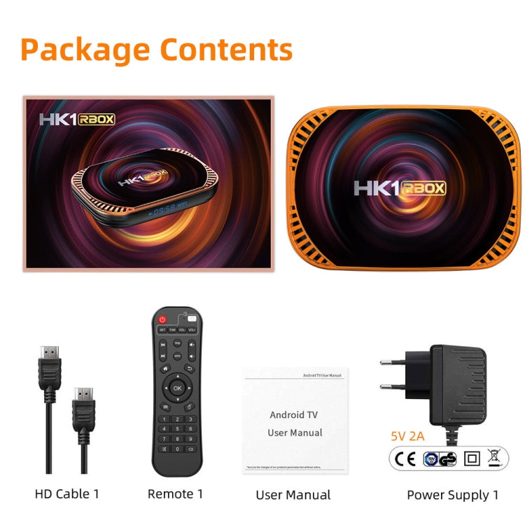 MECOOL HK1RBOX X4 4K TV Box, Android 11 Amlogic S905X4 CPU with RC 4GB+128GB(EU Plug) - free shipping - PMC TechLife - Order now!