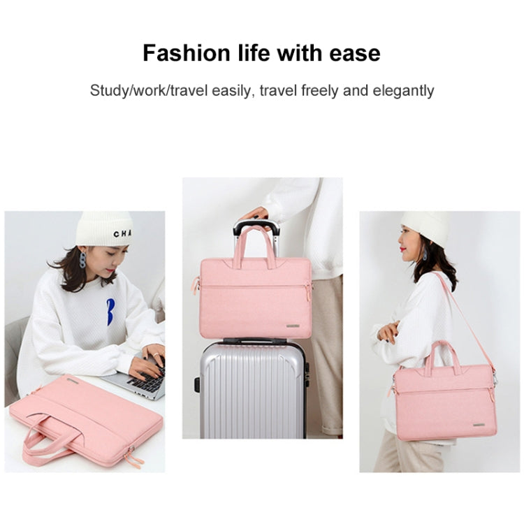 Handbag Laptop Bag Inner Bag with Shoulder Strap, Size:13.3 inch(Pink) - Other by PMC TechLife | Online Shopping South Africa | PMC TechLife | Buy Now Pay Later Mobicred