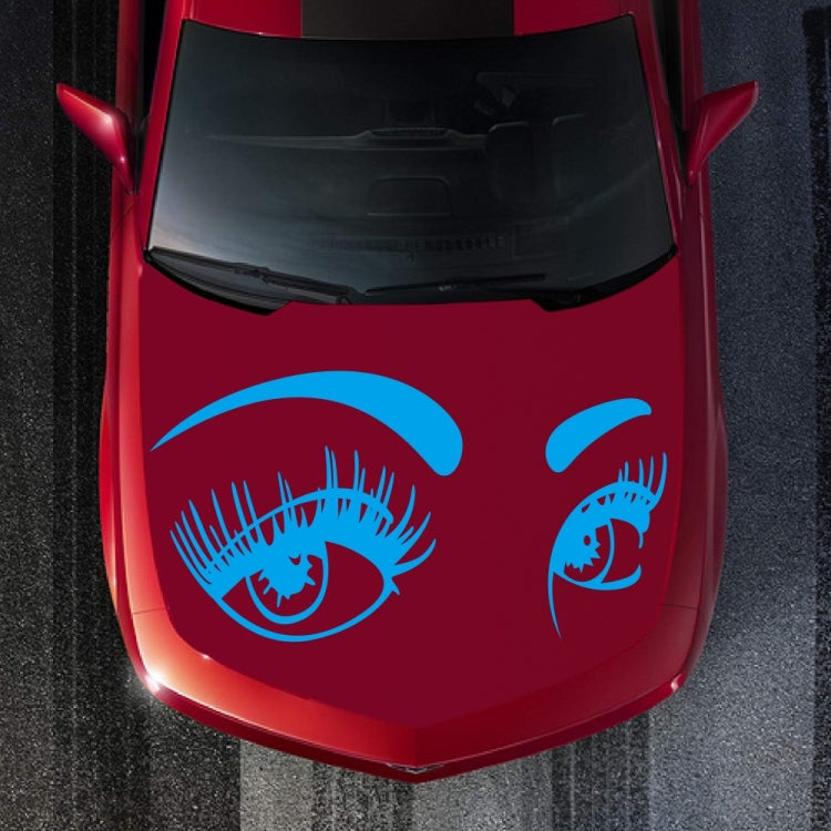 D-821 Beauty Eyes Pattern Car Modified Decorative Sticker(Blue) - Decorative Sticker by PMC TechLife | Online Shopping South Africa | PMC TechLife | Buy Now Pay Later Mobicred