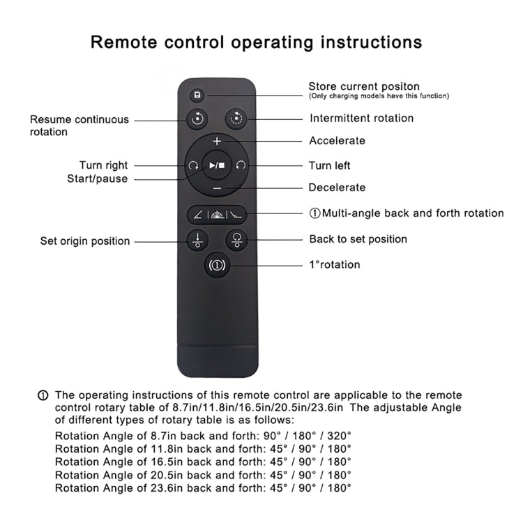 42cm Charging Rotating Display Stand Video Shooting Turntable, Load: 100kg, Power Plug:AU Plug(Black) - by PMC TechLife | Online Shopping South Africa | PMC TechLife | Buy Now Pay Later Mobicred