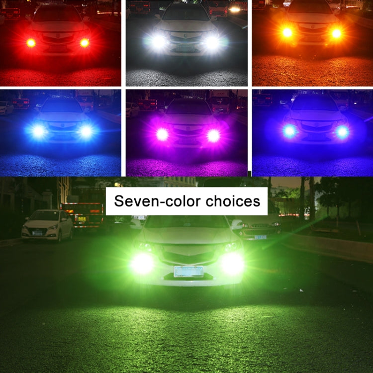 1 Pair 7443 12V 7W Continuous Car LED Fog Light(Red Light) - Fog / Driving Lights by PMC TechLife | Online Shopping South Africa | PMC TechLife | Buy Now Pay Later Mobicred
