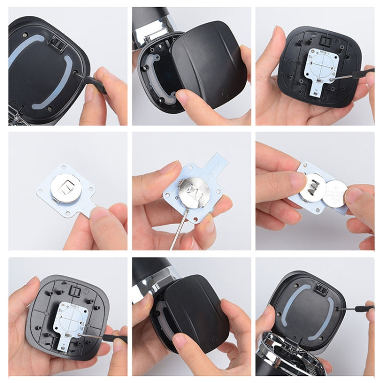 Car Portable Metal Ashtray Built-in LED(Black) - Ashtrays by PMC Jewellery | Online Shopping South Africa | PMC Jewellery | Buy Now Pay Later Mobicred