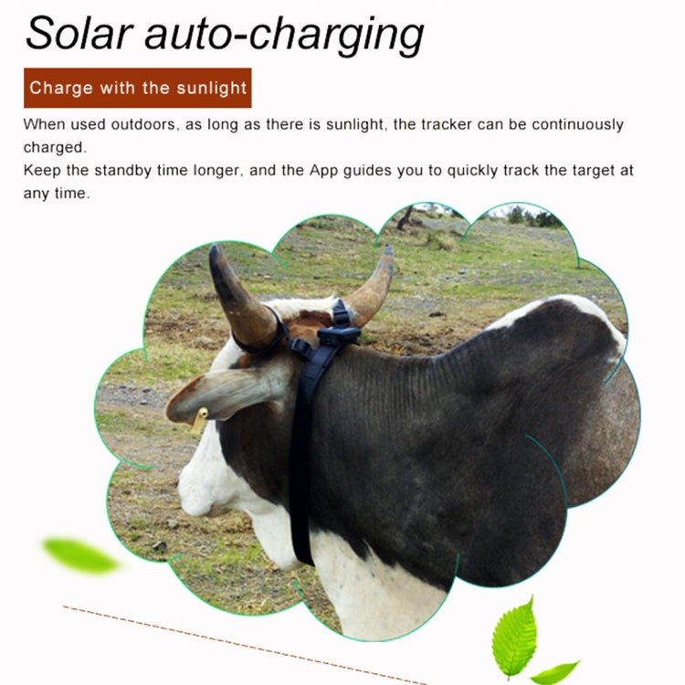 RF-V24 2G Solar GPS Tracking Locator Livestock Tracker with 2G Memory - Pet Tracker by PMC TechLife | Online Shopping South Africa | PMC TechLife | Buy Now Pay Later Mobicred