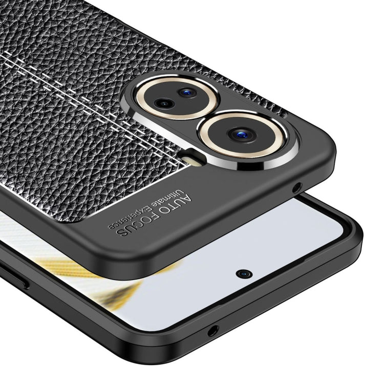 For Huawei nova 10 SE Litchi Texture Shockproof TPU Phone Case(Black) - Huawei Cases by PMC TechLife | Online Shopping South Africa | PMC TechLife