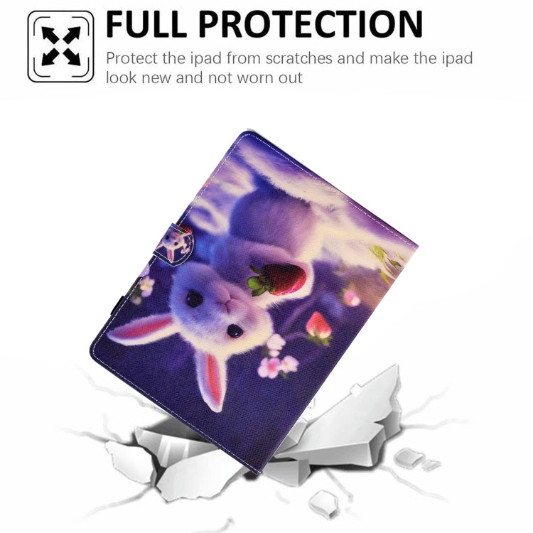 For 10 inch Tablet Electric Pressed TPU Leather Tablet Case(Strawberry Bunny) - 10 - 11 inch by PMC TechLife | Online Shopping South Africa | PMC TechLife | Buy Now Pay Later Mobicred