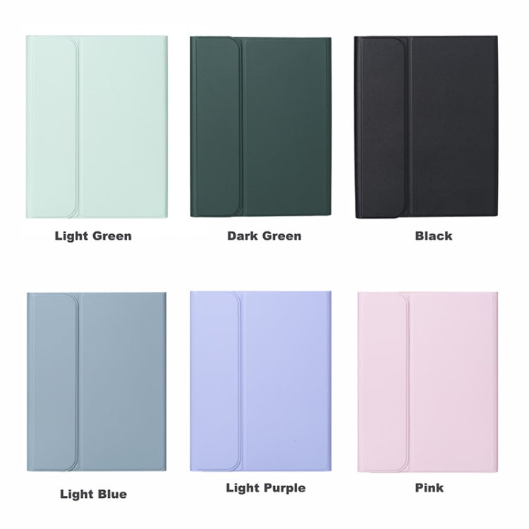 For iPad 10th Gen 10.9 2022 SA-10DS Backlight Bluetooth Keyboard Leather Tablet Case with Pen Slot(Light Green) - Universal by PMC TechLife | Online Shopping South Africa | PMC TechLife