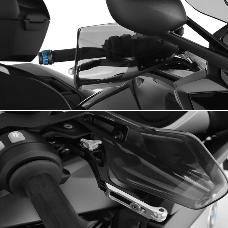 For BMW K 1600 B / K 1600 GT MO-HS005 Motorcycle Windshield Hand Guards Protectors(Transparent) - Ornamental Parts by PMC TechLife | Online Shopping South Africa | PMC TechLife | Buy Now Pay Later Mobicred