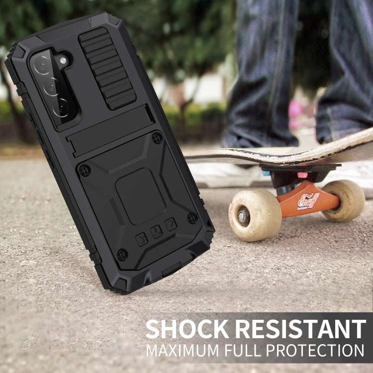 For Samsung Galaxy S23 5G R-JUST Life Waterproof Dustproof Shockproof Phone Case(Black) - free shipping - PMC TechLife - Order now!