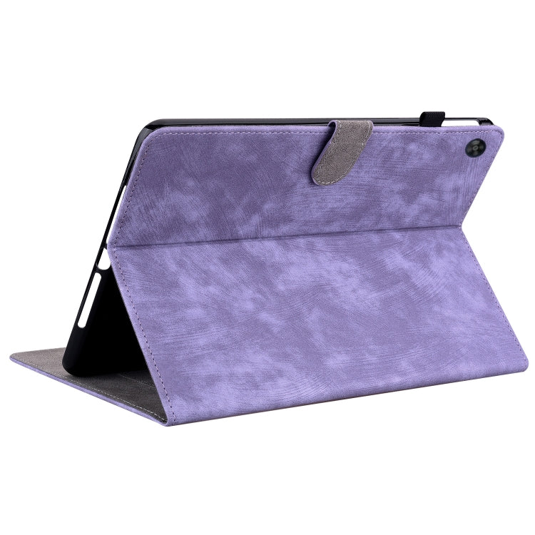 For Huawei MatePad SE Tiger Pattern Flip Leather Tablet Case(Purple) - Huawei by PMC TechLife | Online Shopping South Africa | PMC TechLife | Buy Now Pay Later Mobicred