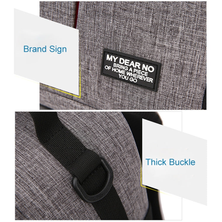 Small Waterproof Camera Backpack Shoulders SLR Camera Bag(Grey) - Backpack by PMC TechLife | Online Shopping South Africa | PMC TechLife | Buy Now Pay Later Mobicred