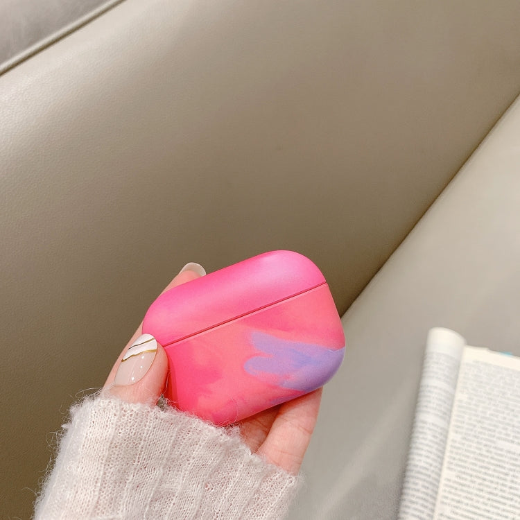 For AirPods Pro Ink Painting Water Sticker PC Earphone Case(Ink Rainbow) - For AirPods Pro by PMC Jewellery | Online Shopping South Africa | PMC Jewellery | Buy Now Pay Later Mobicred