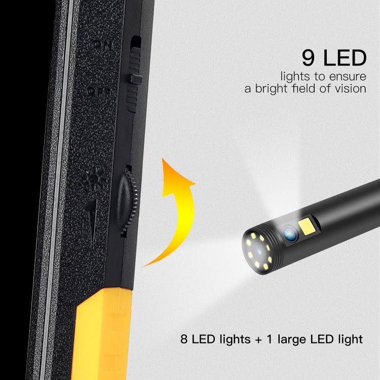 P50 4.5 inch Dual Camera with Screen Endoscope, Length:10m Hard Line(8mm) - by PMC Jewellery | Online Shopping South Africa | PMC Jewellery | Buy Now Pay Later Mobicred