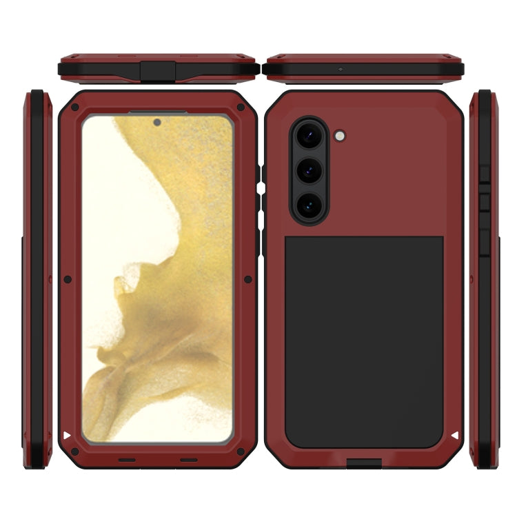For Samsung Galaxy S23+ 5G RedPepper 360 Full Body Rugged Metal Life Waterproof Phone Case(Red) - free shipping - PMc TechLife - Order now!