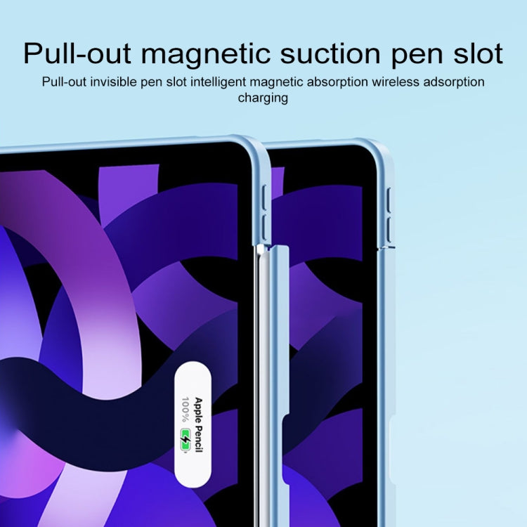 For Huawei MatePad 11 Detachable Rotating Leather Tablet Case(Grey) - Huawei by PMC TechLife | Online Shopping South Africa | PMC TechLife | Buy Now Pay Later Mobicred